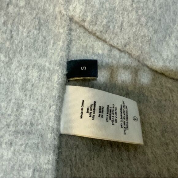 NWOT Theory Sileena Winsome Wool Cashmere Open Front Shawl Coat size S - Picture 7 of 8